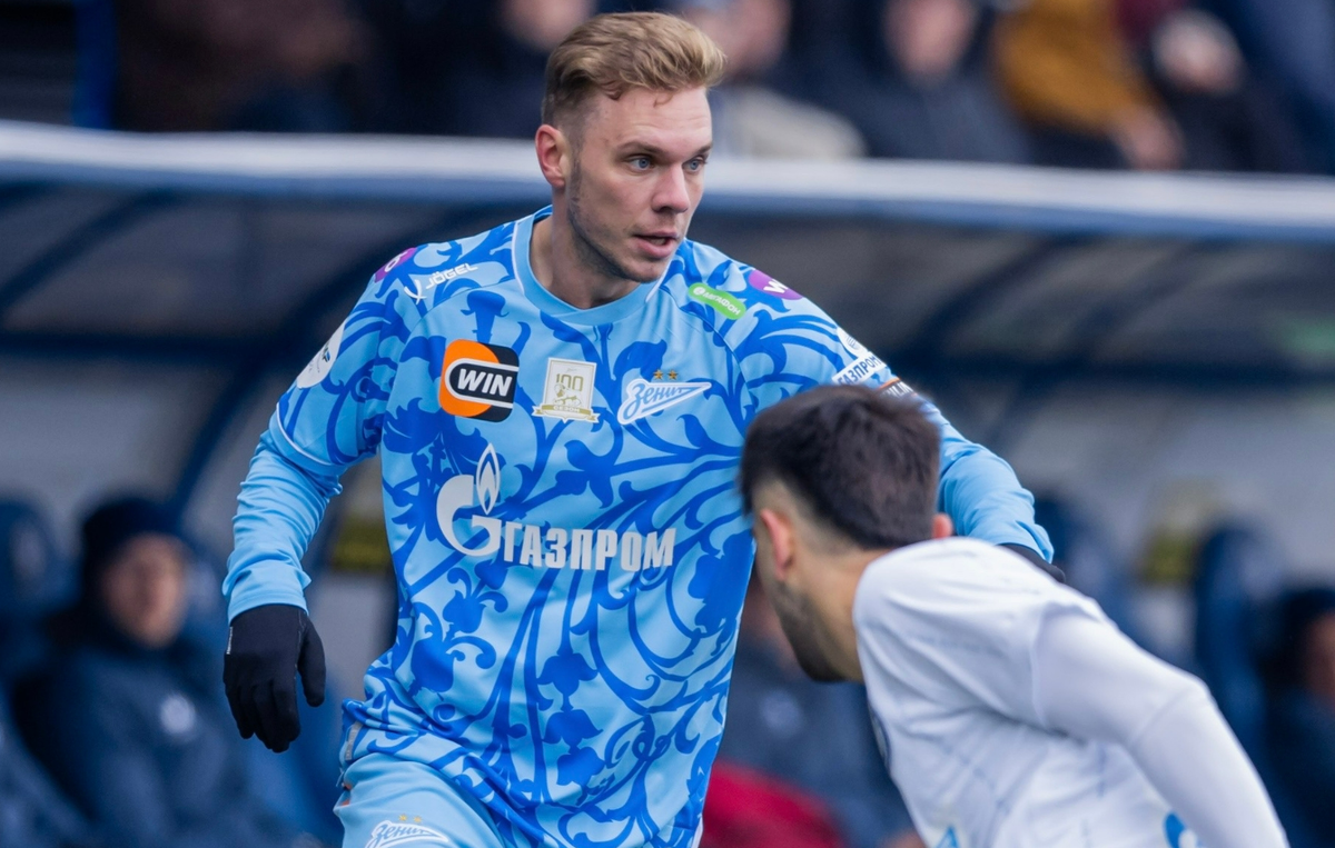 Максим Глушенков не отметился в Оренбурге результативными действиями. Фото: ФК "Зенит"