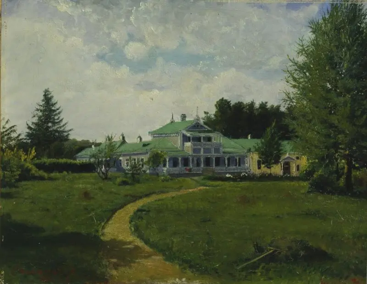 Спасское-Лутовиново. Усадебный дом И. С. Тургенева. Художник Яков Петрович Полонский