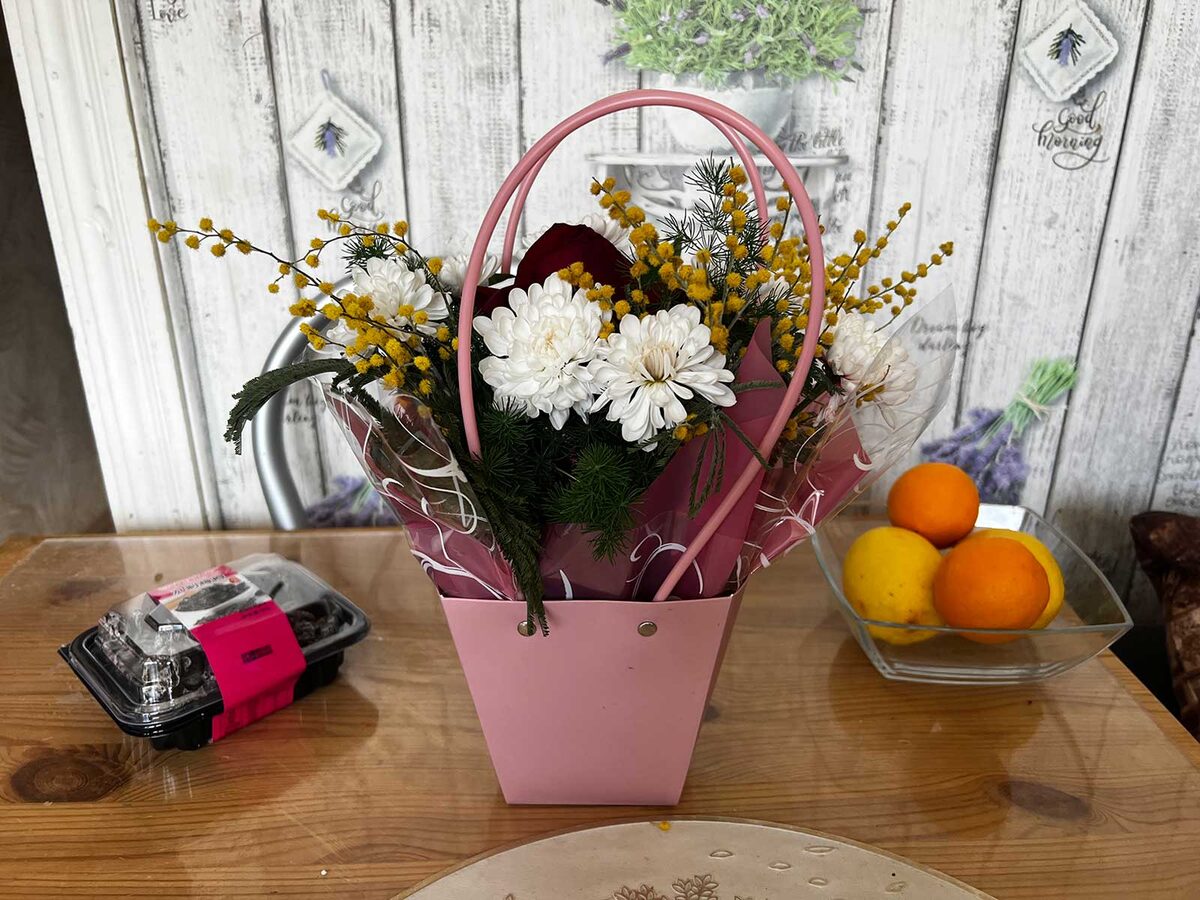 Букет от сына