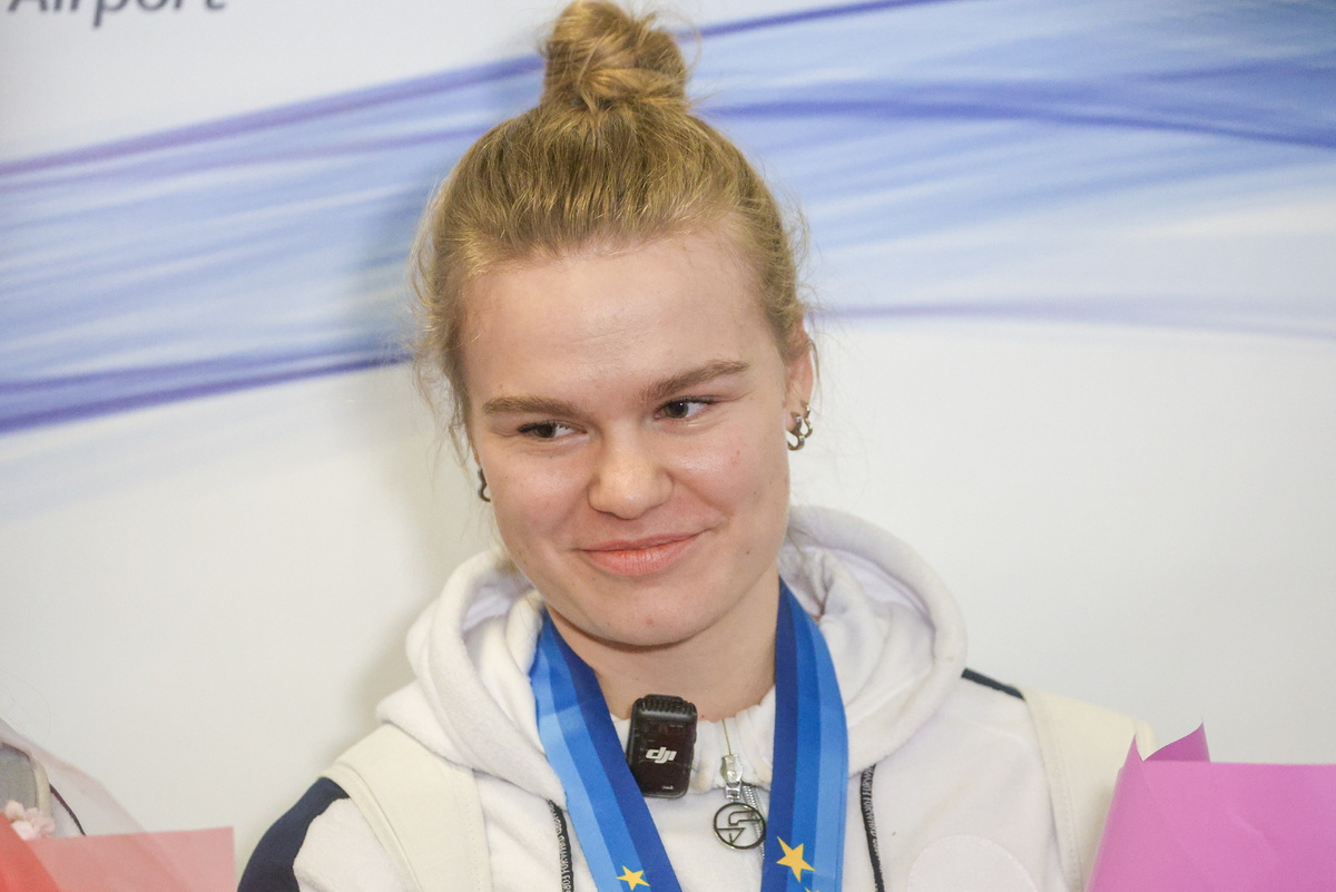    Велогонщица Алина Лысенко