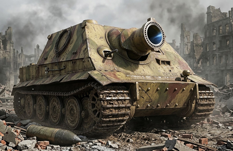 «Штурмтигр» – Мощный и бесполезный танк Вермахта с 380-мм орудием