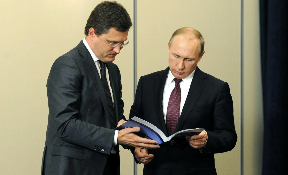 Владимир Путин с Александром Новаком