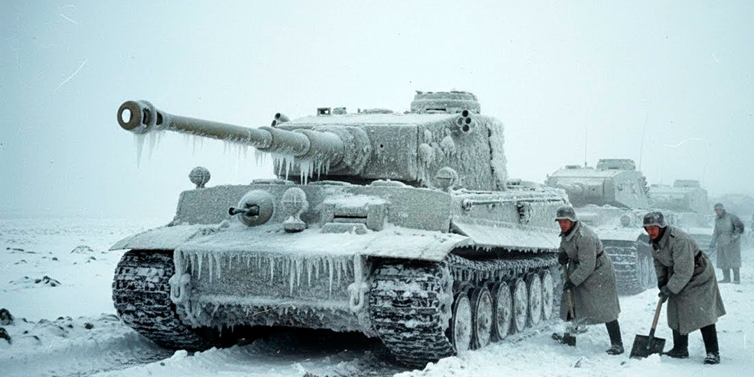 Как танкисты РККА и вермахта грели танки в морозы ниже -30 градусов