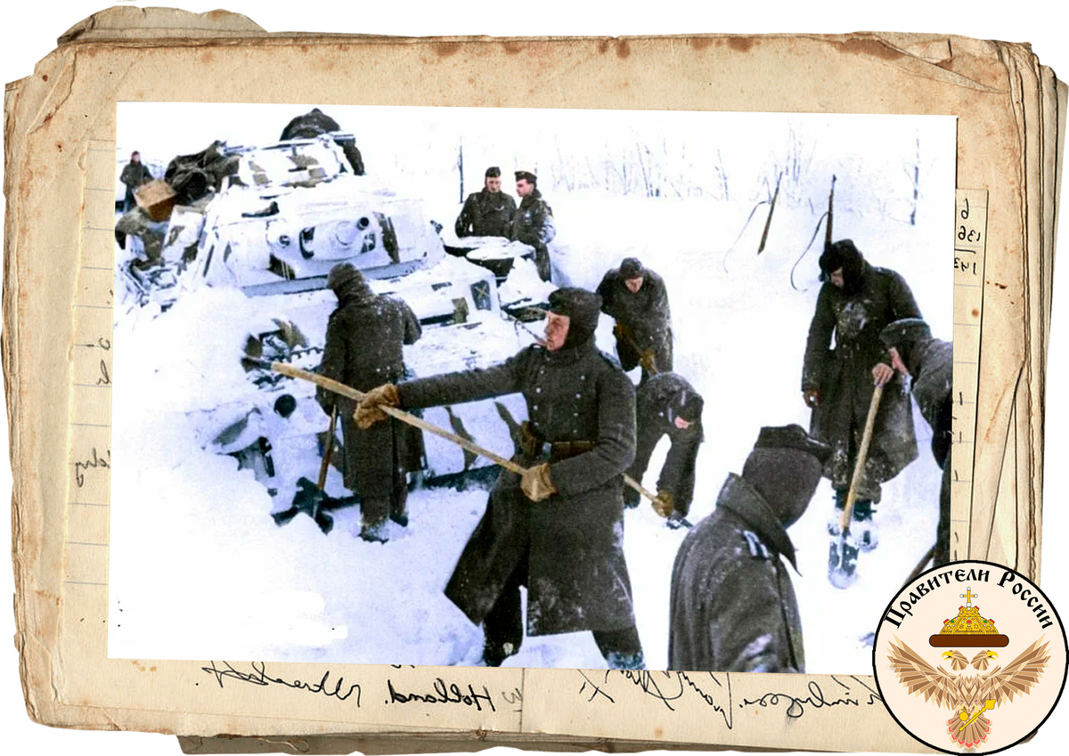 Русскую зиму фашисты очень не любили.