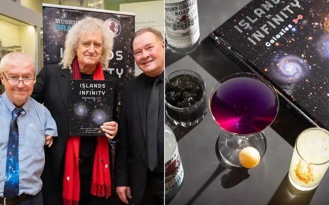 Брайан Мэй с соавторами Дереком Уорд-Томпсоном и Й-П Метсавайнио. Фото: Брайан Мэй