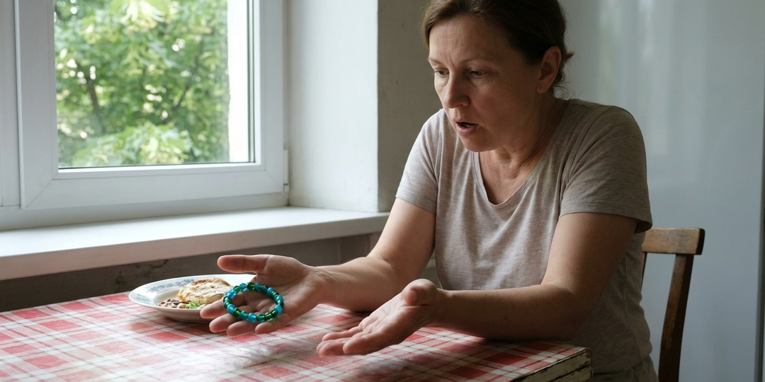 Дочь привезла из лагеря браслет. Точно такой же был у меня в детстве. Я его потеряла сорок лет назад