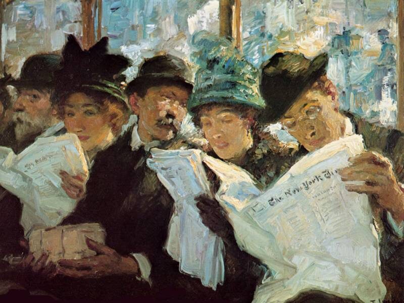     Фрэнсис Мора. Утренние новости. 1912