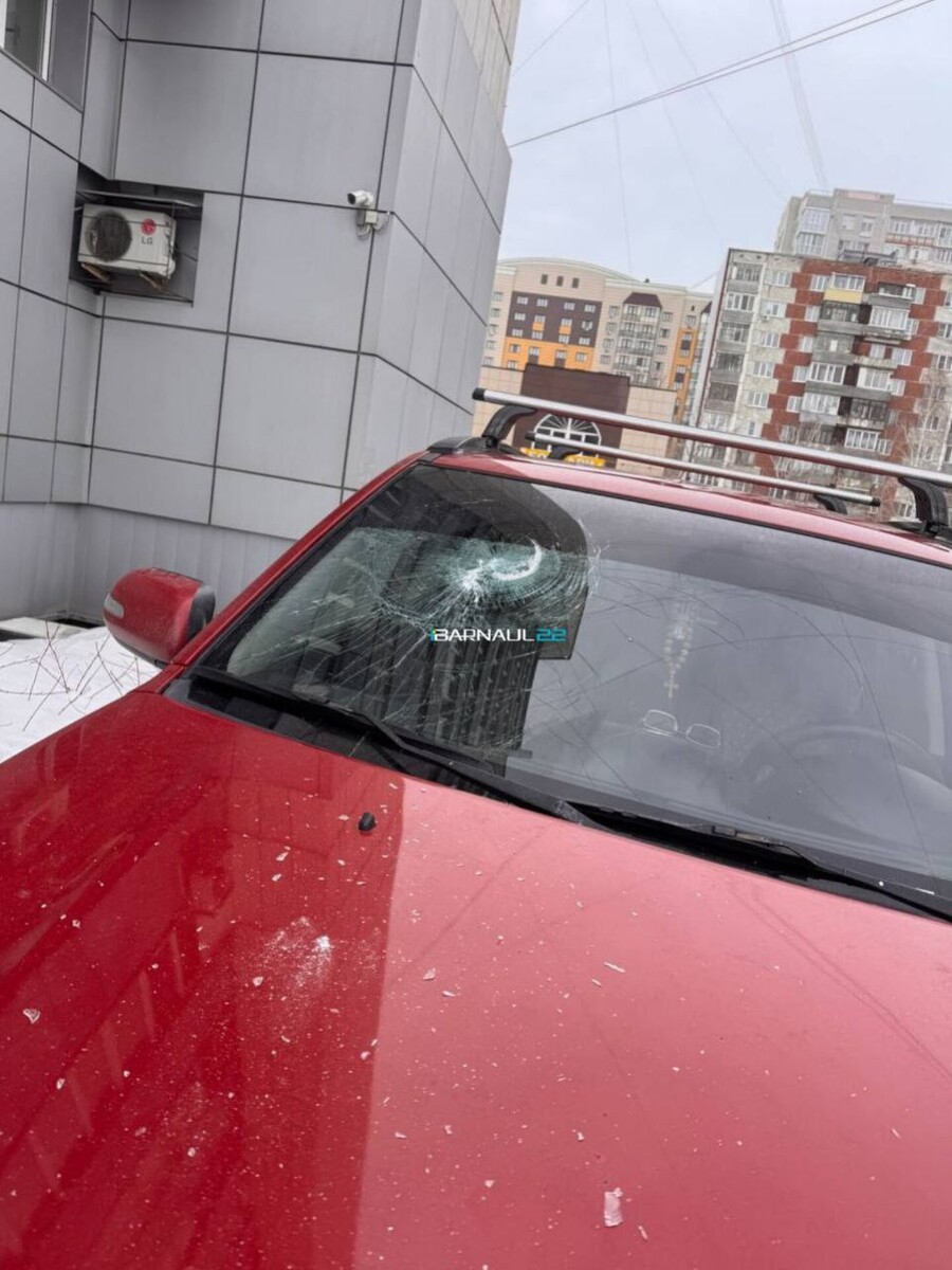    Мусор, выброшенный на авто в Барнауле. Источник: Barnaul 22