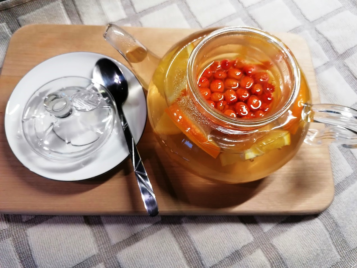 Облепиха и апельсин. Фото автора