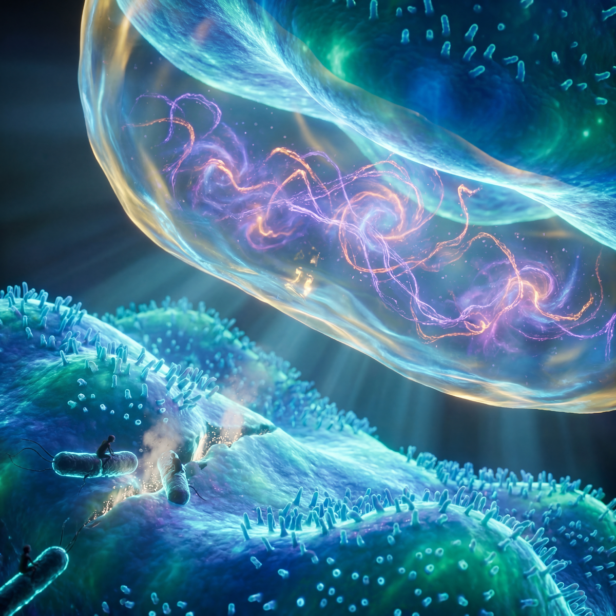 Наше путешествие внутри внутри колена Пейзаж красивый, правда?