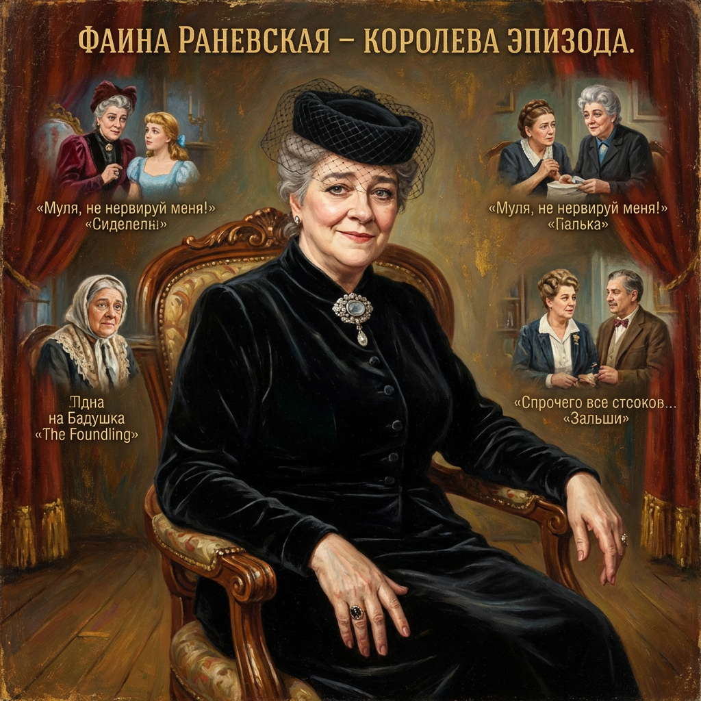 Женщина, которая доказала, что не бывает маленьких ролей, бывает лишь маленький талант. 