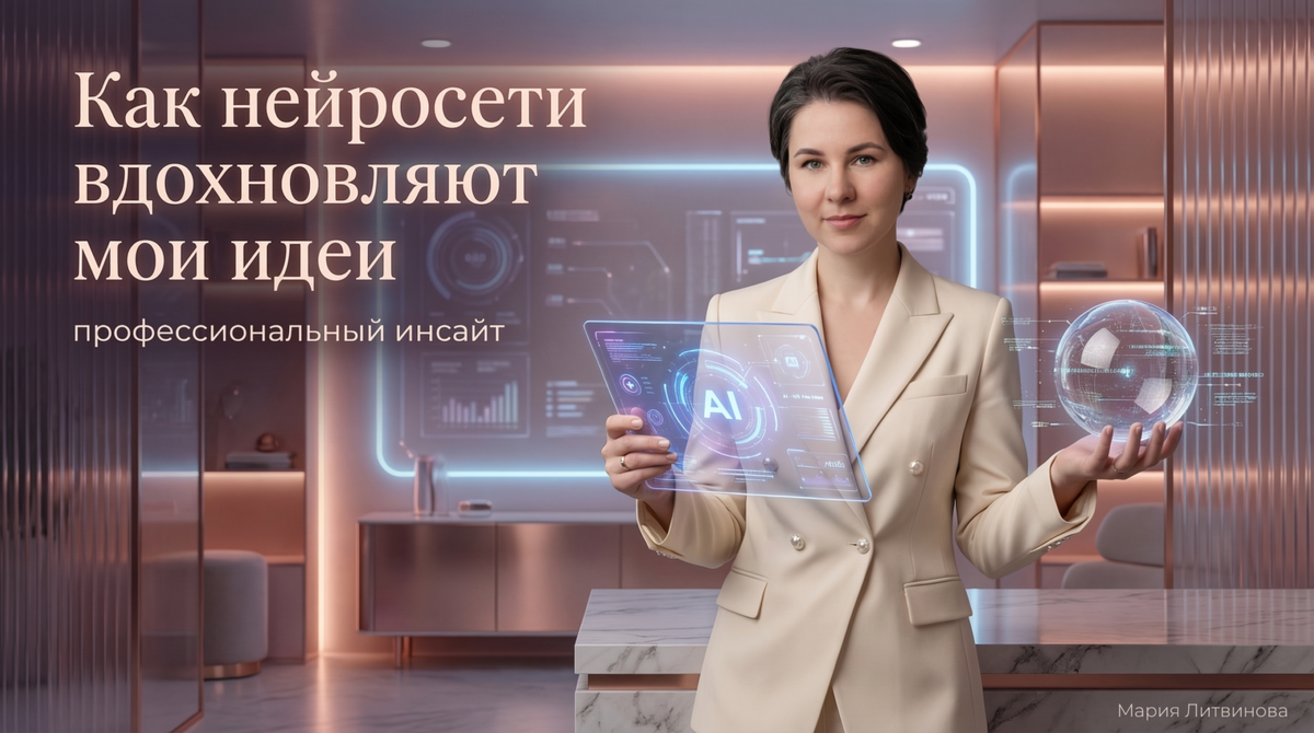    ИИ как партнер в создании контента — практические идеи без эмоционального хайпа | Автор: Мария Литвинова Мария Литвинова