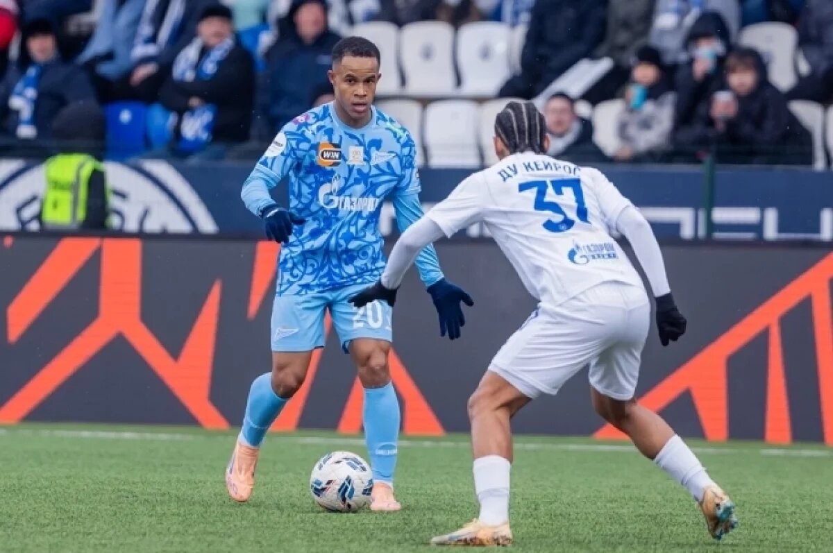    «Зенит» проиграл «Оренбургу» со счётом 2:1