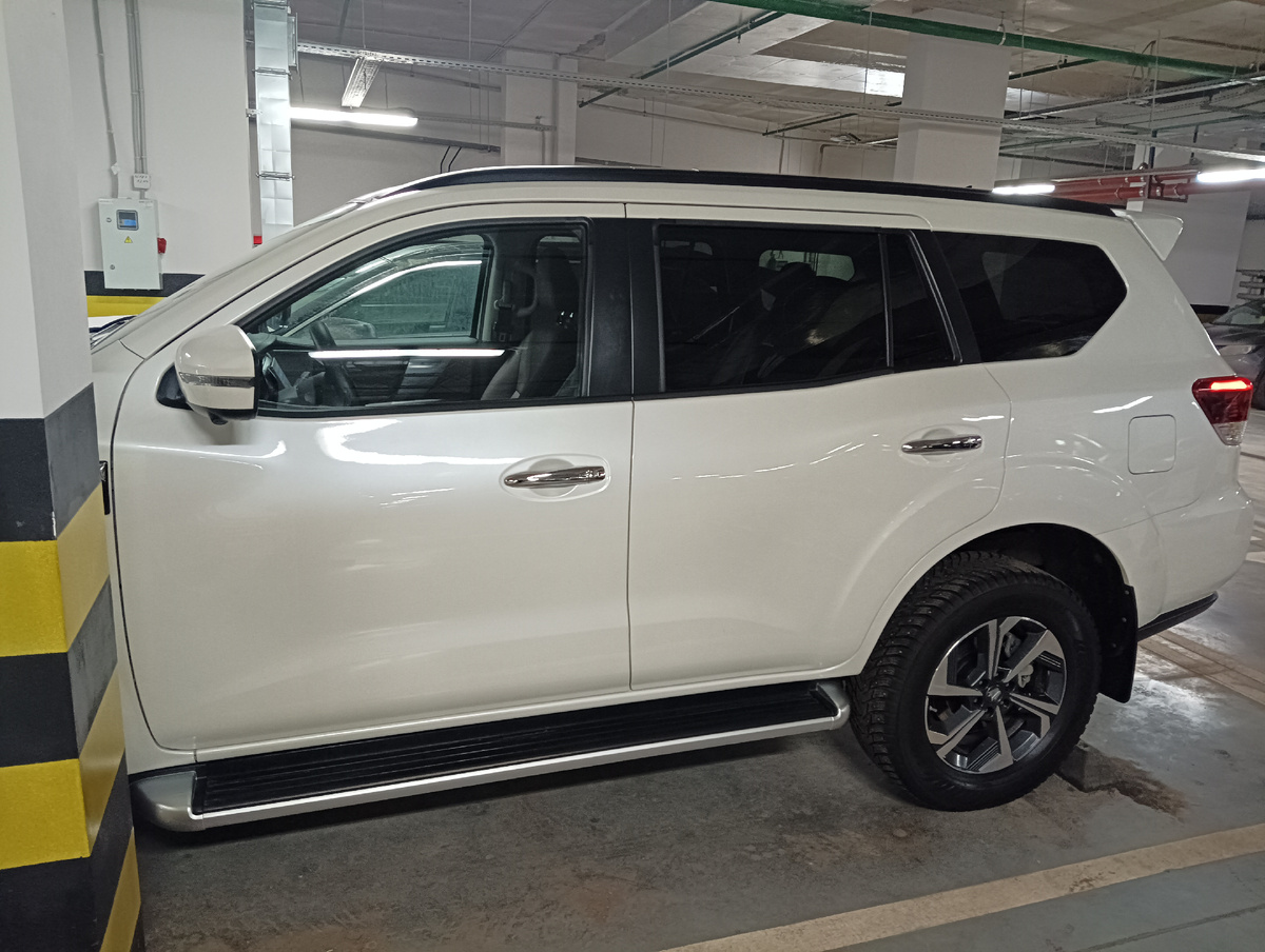 Белый, чистый и красивый... с покрашеной задней частью