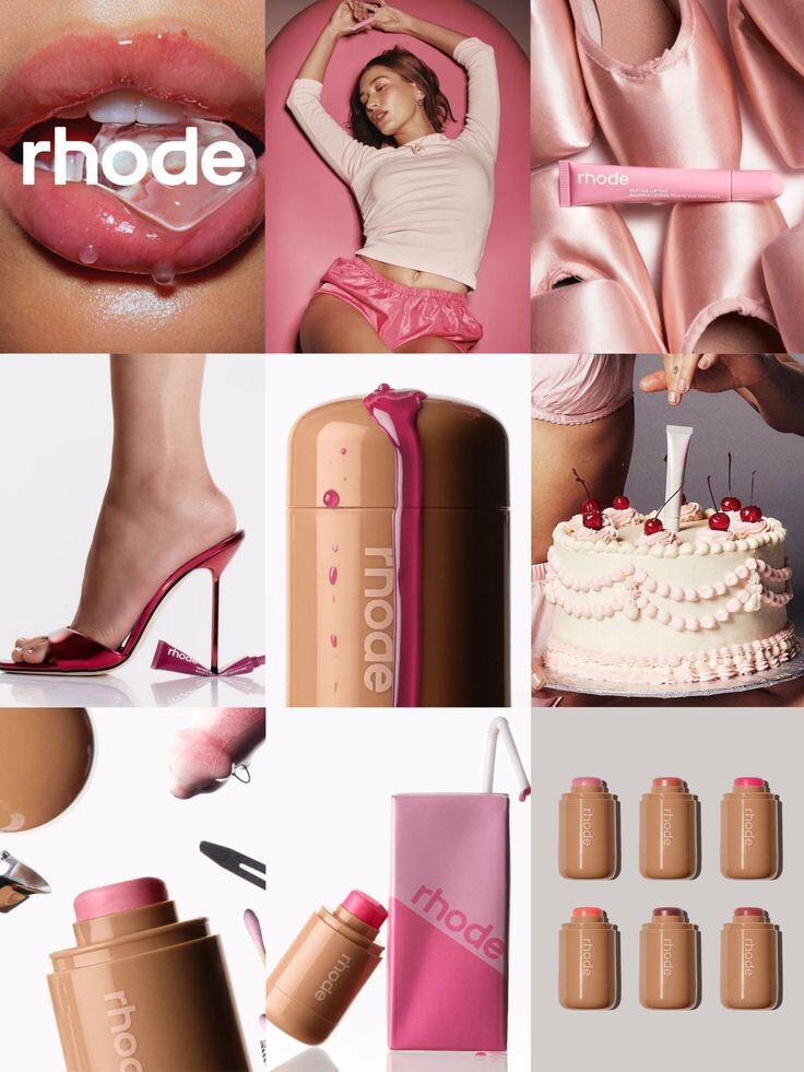 Пример маркетинга от Хейли Бибер и её косметической компании "Rhode"
