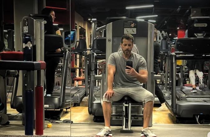 На тренировке