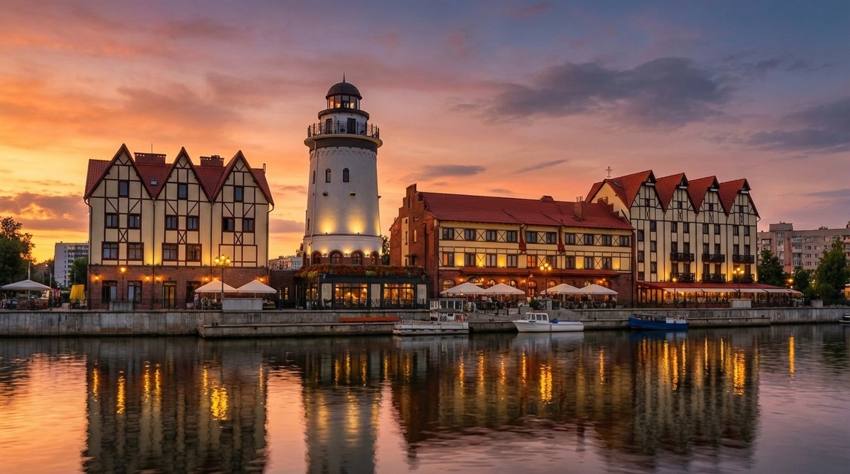 Рыбная деревня в Калининграде