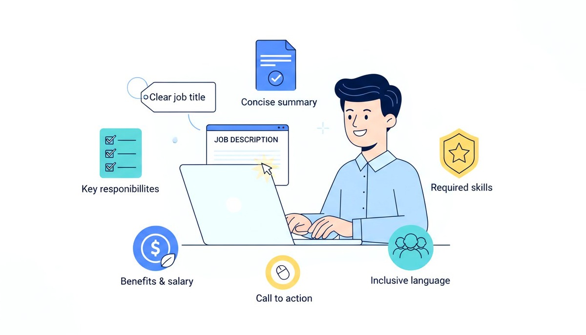 Узнайте, как составить описание вакансии, которое привлечёт лучших кандидатов. Пошаговая инструкция для HR и владельцев бизнеса на портале работа-и-вакансии.рф