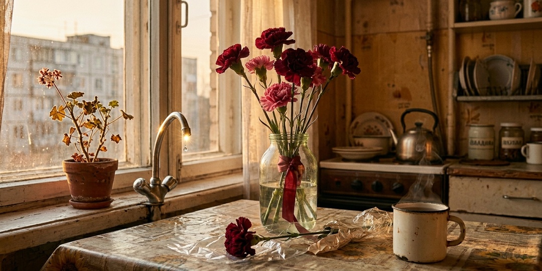 Муж ни разу за двадцать лет не поздравил с 8 Марта. В этом году на столе стоял букет. Но не от него