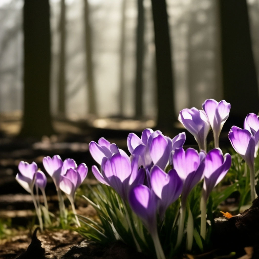 Крокусы
