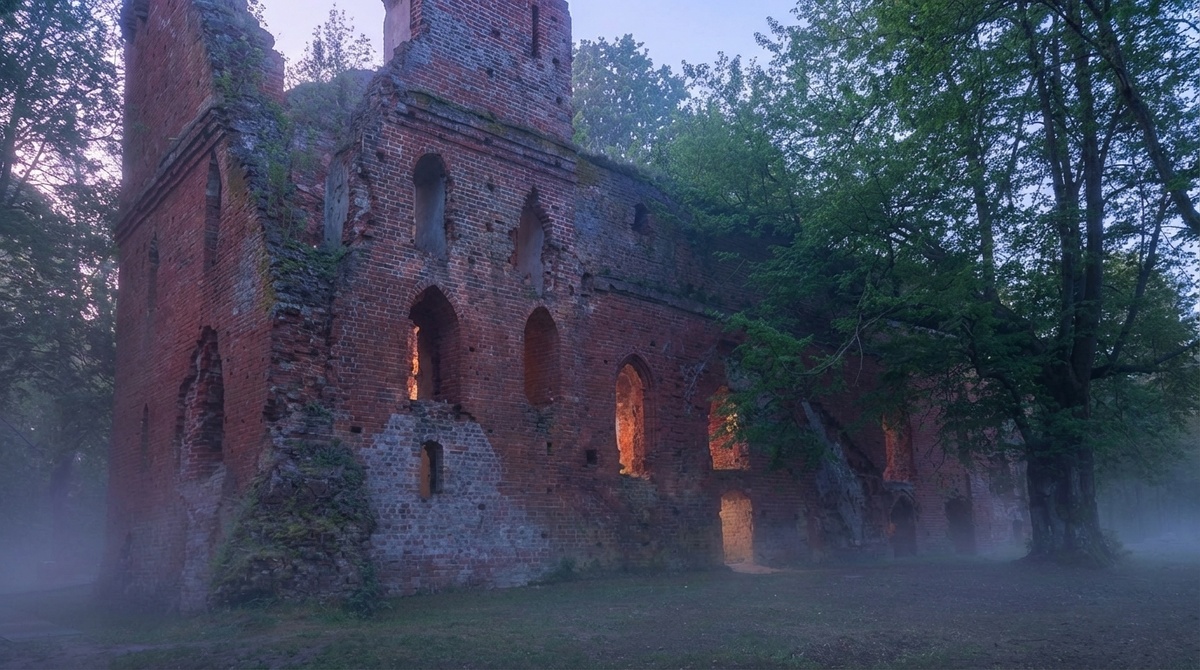 Замок Бальга в Калининградской области