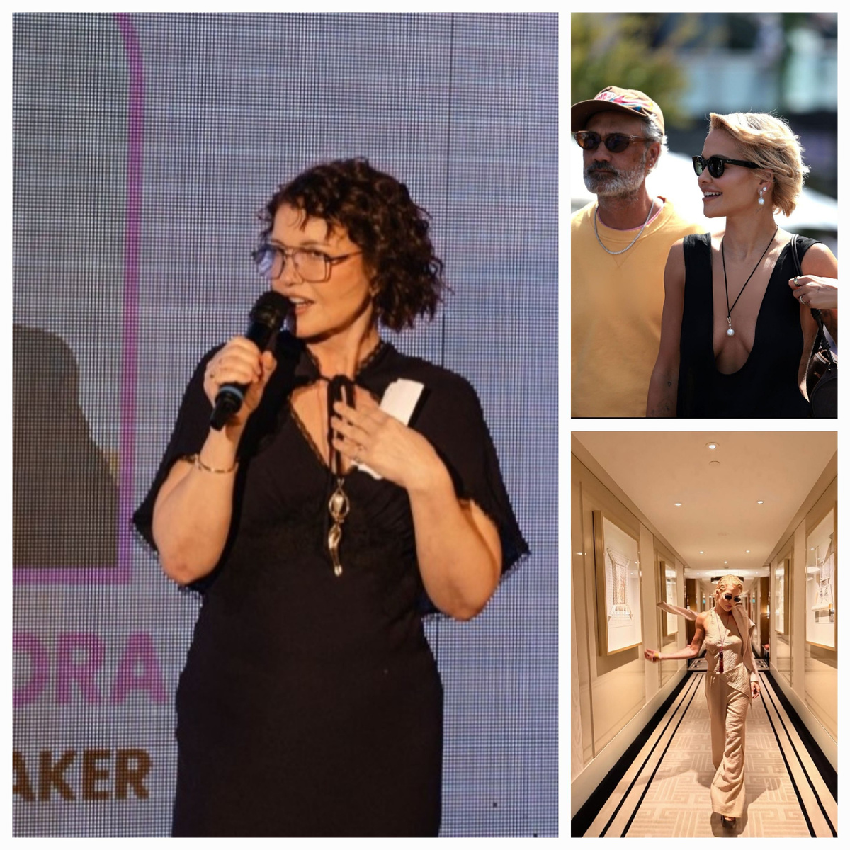 Вера Ора на Teutat Gala Night 2026; Рита Ора и Тайка Вайтити в Мельбурне. Материал: Vera Ora, Getty Images и Rita Ora.