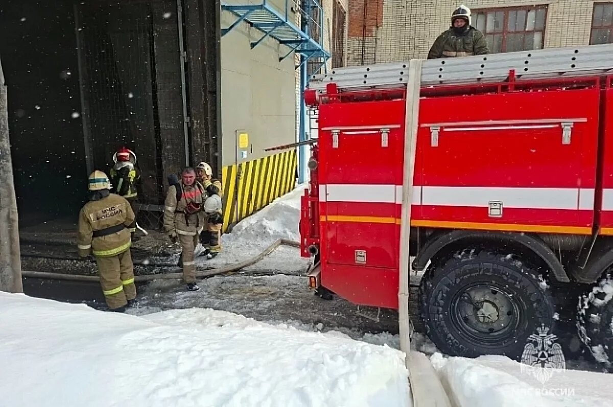    В Белорецке на металлургическом комбинате произошел пожар