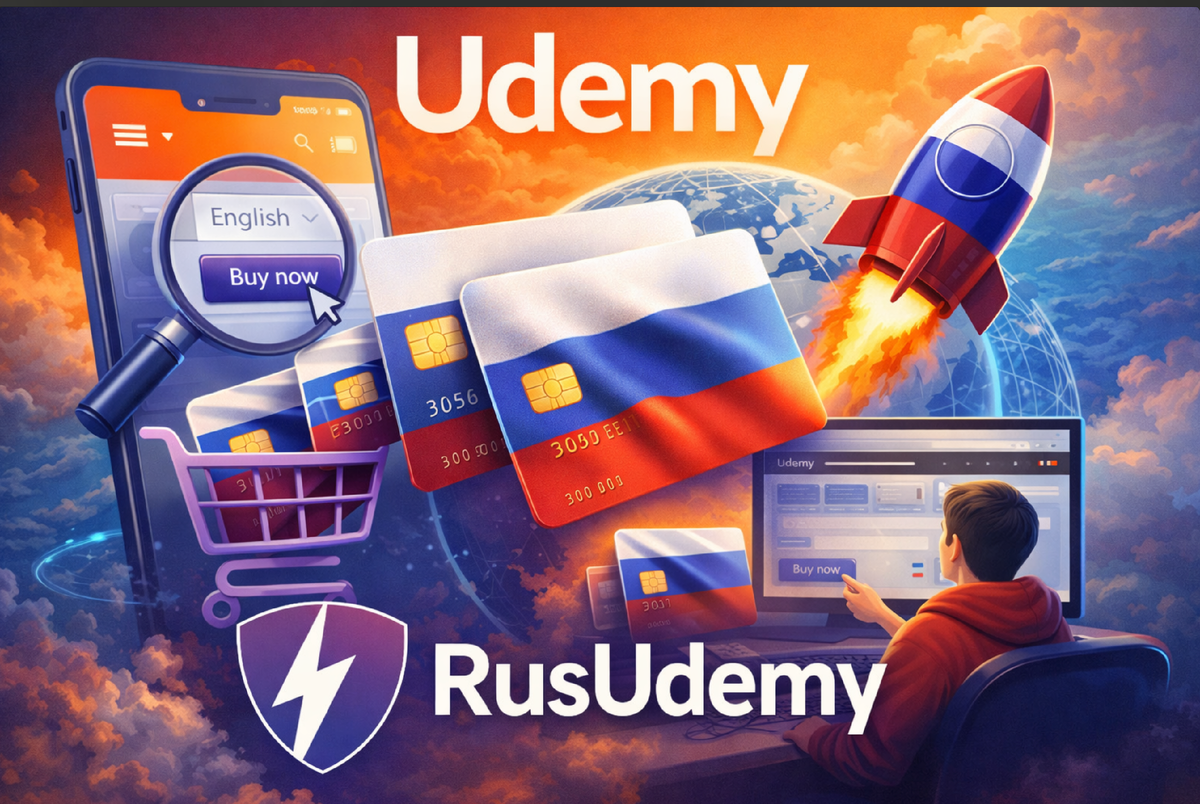 Как оплатить курс на udemy из России? RusUdemy