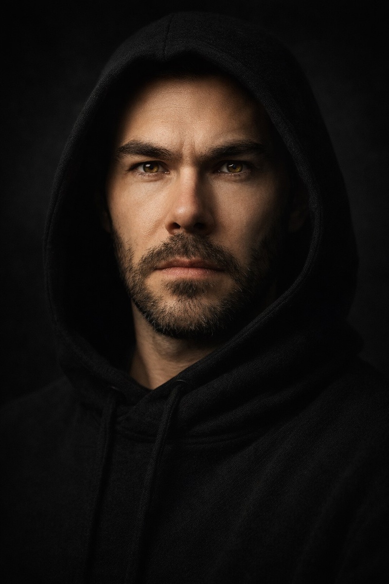 Мужчина создавал инструменты.