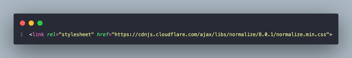 Normalize.css cdn  подключение