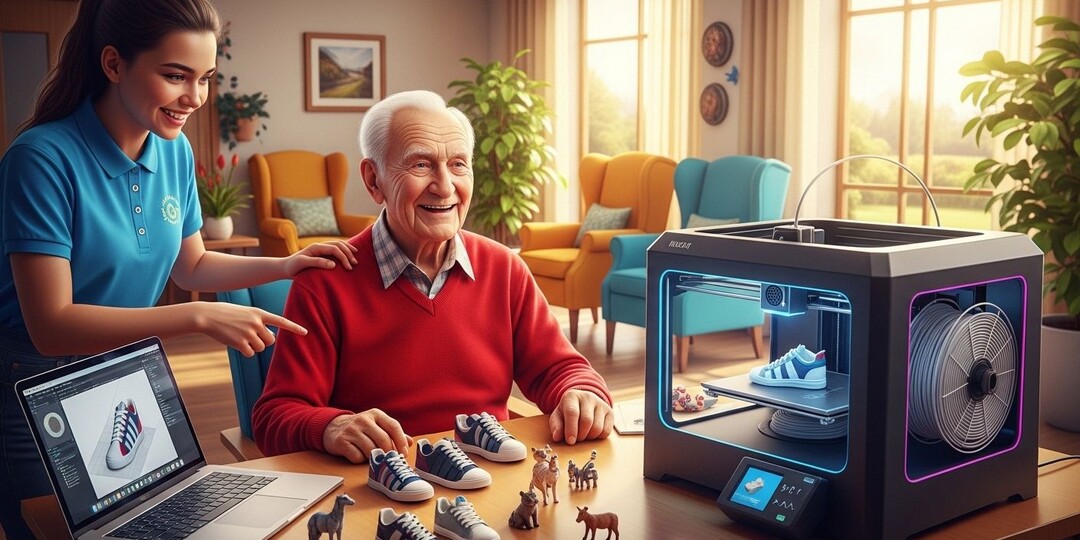 Дед-ворчун освоил 3D-печать