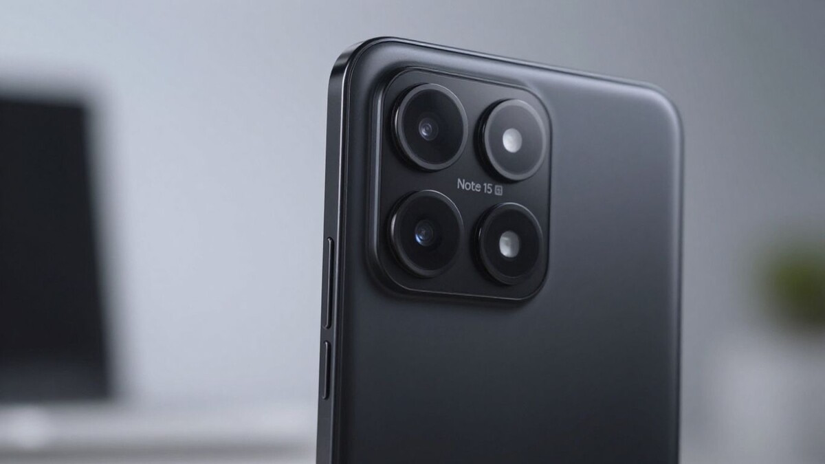 Смартфон Xiaomi REDMI Note 15 Pro 5G в черном цвете