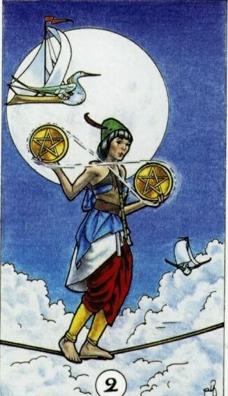 МА Двойка Пентаклей из неизвестной колоды Свободный доступ