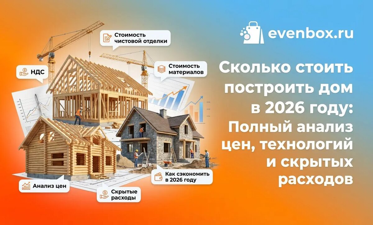 Сколько стоит построить дом в 2026 году