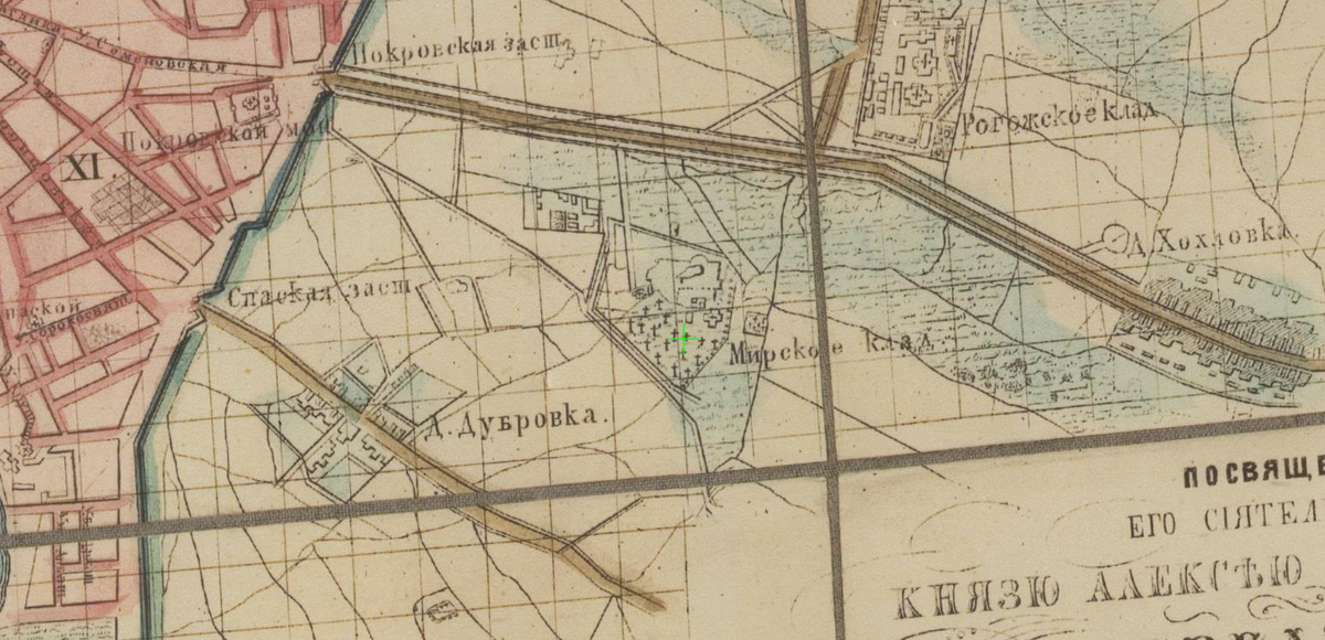 Карта 1848 года