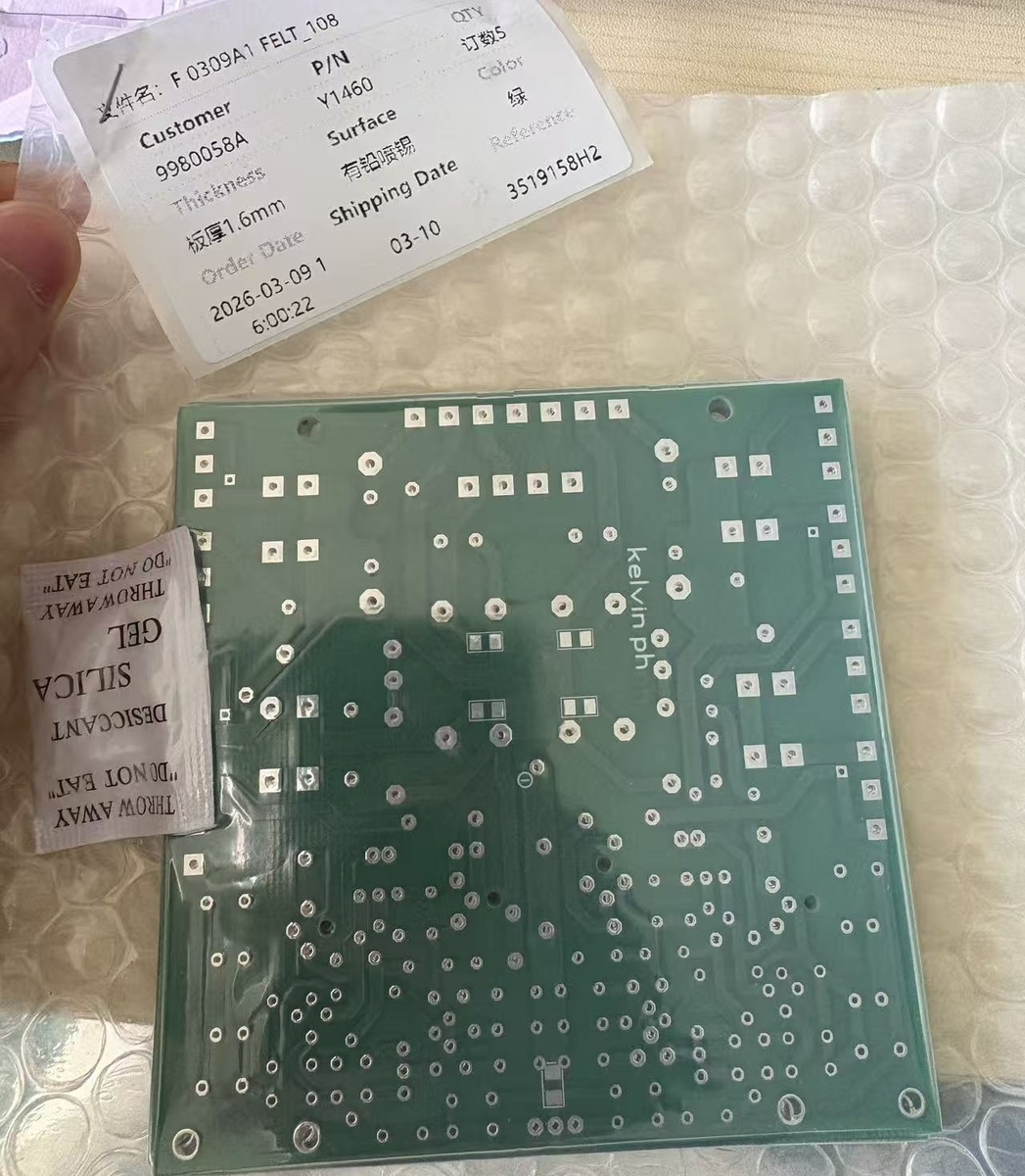 готовая PCB, нижняя сторона