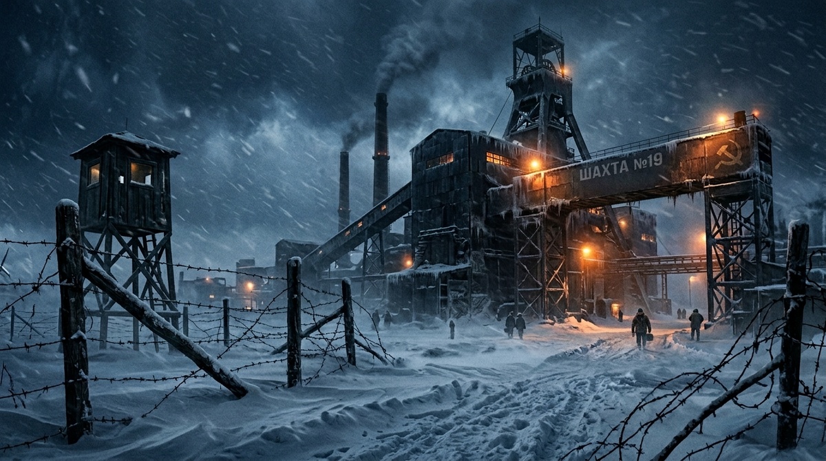 Ледяной ад Воркутлага: промышленные пейзажи советского Заполярья