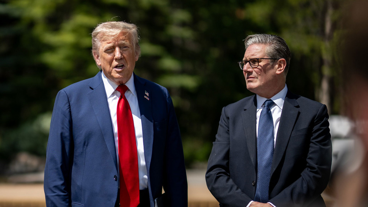    Трамп и Стармер 2025 GLP