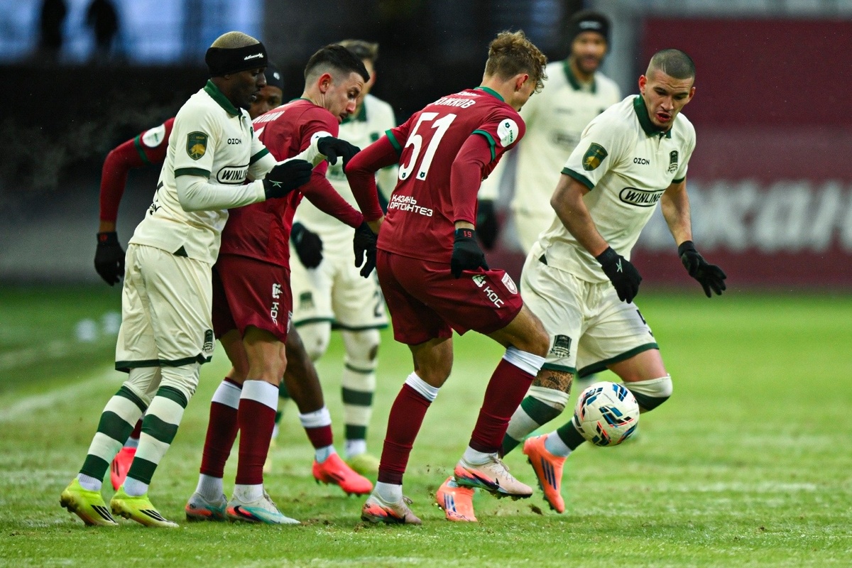     Матч «Рубина» и «Краснодара» в Казани / Фото: ФК «Краснодар»