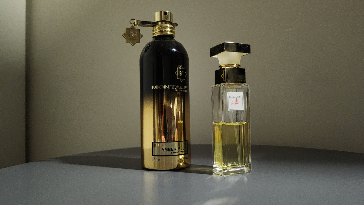 Парфюмы, которые в своё время я чуть не продала: Amber Musk Montale и 5th Avenue Elizabeth Arden