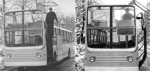 НАМИ-0159: первый и единственный автобус с кабиной на крыше