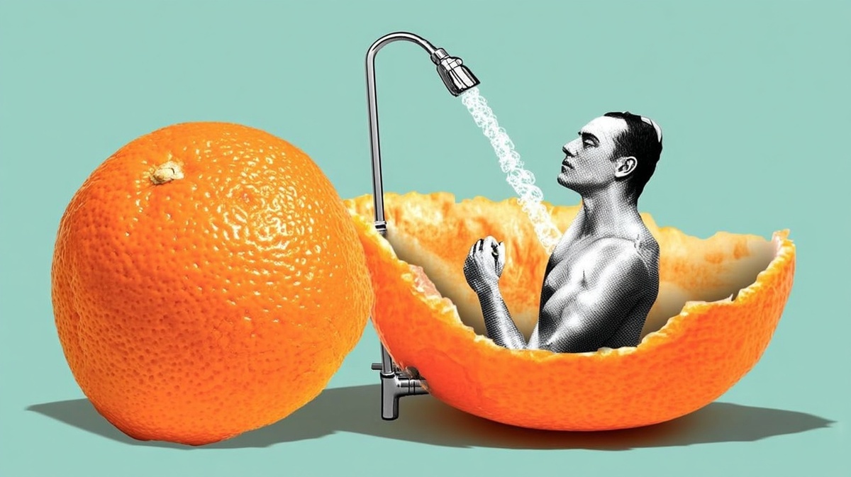 В англоязычных социальных сетях этот тренд известен как *shower orange”. Первые обсуждения появились ещё в 2016 году на Reddit: пользователи делились неожиданным ощущением — если съесть апельсин под горячим душем, вкус кажется намного ярче, а запах цитрусовых становится сильнее из-за горячего пара. Позже идея перекочевала в TikTok, где появились тысячи видео с хештегом #showerorange. Люди снимают свою реакцию и описывают эффект как «сенсорную перезагрузку»: горячая вода расслабляет тело, а аромат цитрусовых резко усиливается и буквально заполняет пространство душа. Именно из-за этой комбинации простой бытовой эксперимент неожиданно превратился в вирусный интернет-ритуал. Фото: Хатуна Колбая 