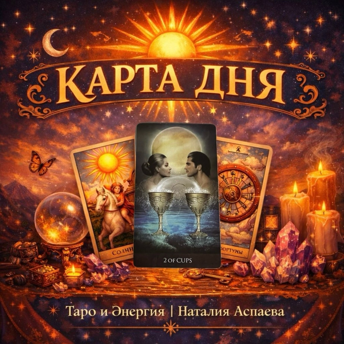 КАРТА ДНЯ ✨2 КУБКОВ - 9.03.26 ✨ 