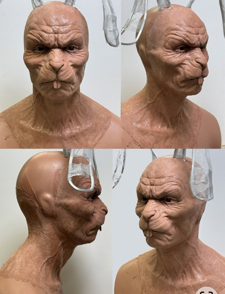     Образ Кролика для фильма «Винни-Пух: Кровь и мед 3» / Фото: соцсети трилогии «Винни-Пух: Кровь и мед»