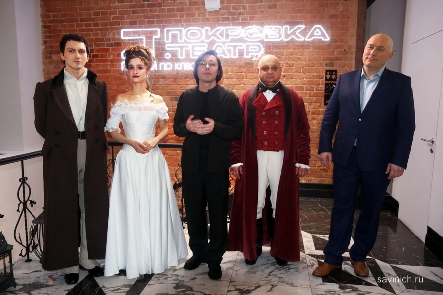 Пресс-подход создателей спектакля "Дубровский". Фото Галины Савинич