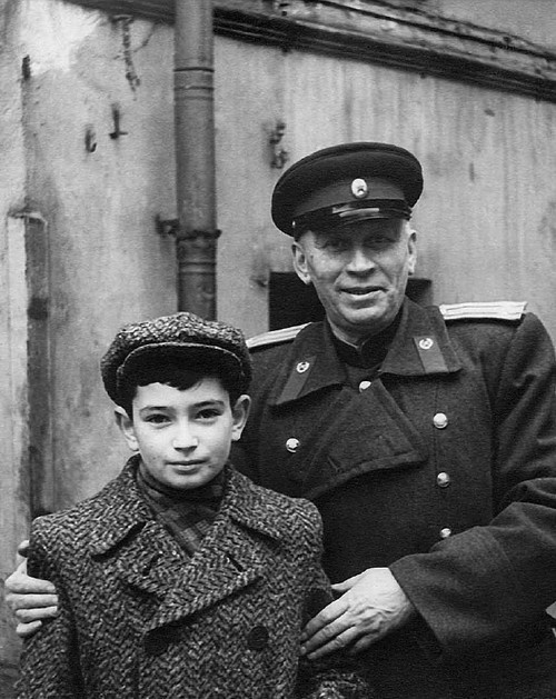 Симин М.Б. с внуком Черейским М.А. Ленинград.