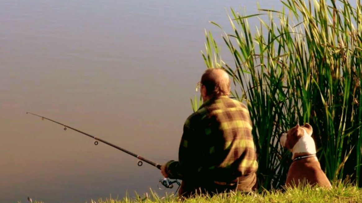 На рыбалке с другом