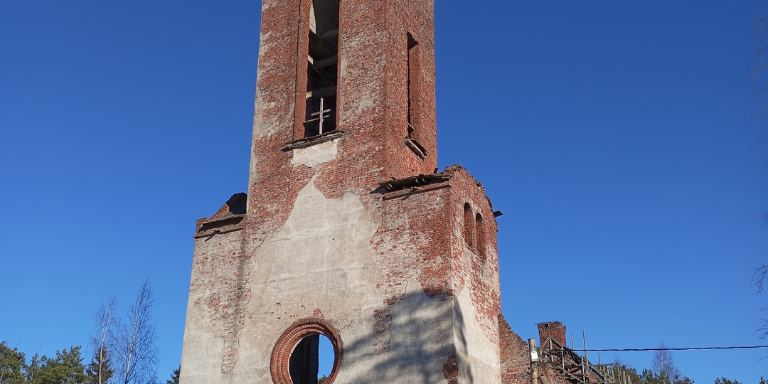 Забытая финская церковь села "Победа"