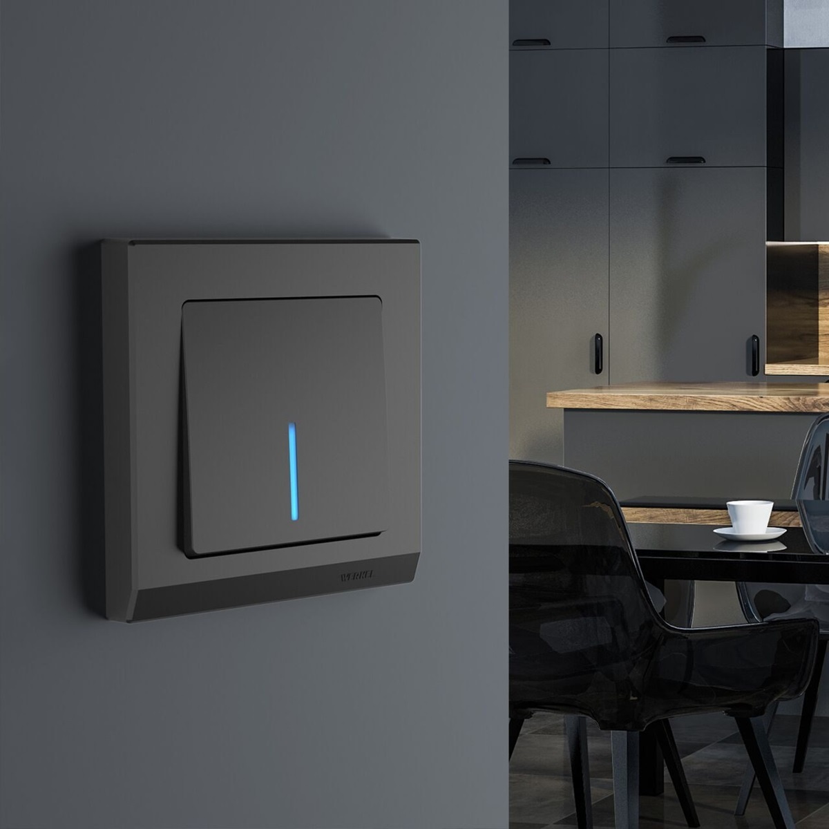 Проходной выключатель в интерьере