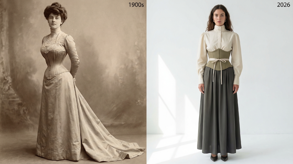 Слева 1900-е, справа их спокойная версия сегодня